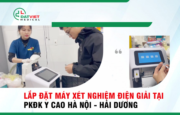 lắp đặt máy xét nghiệm điện giải cho phòng khám ở hải dương