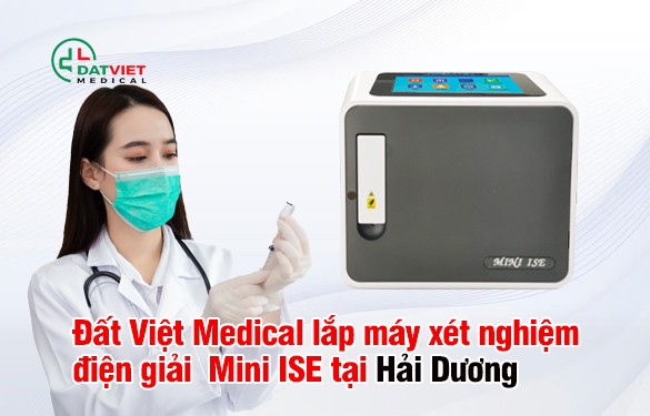 lắp máy xét nghiệm mini ise chuẩn hãng