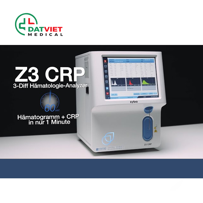 máy xét nghiệm huyết học z3 crp sử dụng thế nào