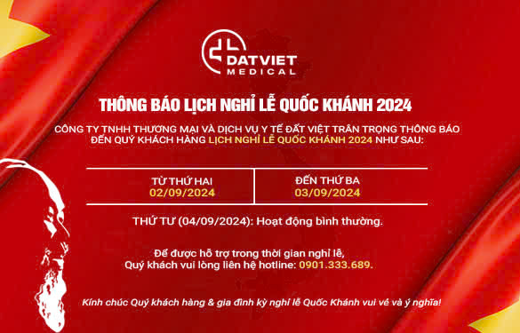 thông báo nghỉ lễ quốc khánh