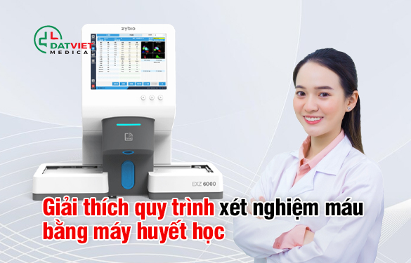 xét nghiệm máu  bằng máy như thế nào